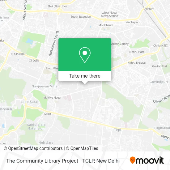 The Community Library Project - TCLP map