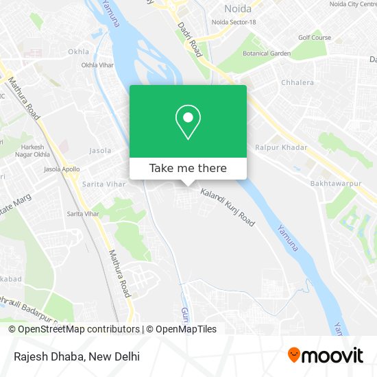 Rajesh Dhaba map