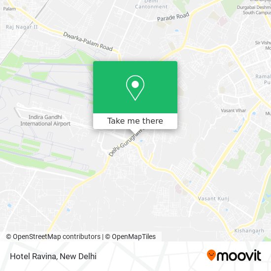 Hotel Ravina map