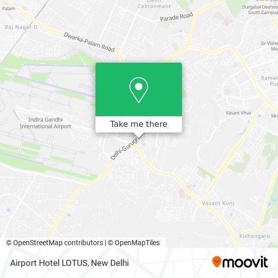 Airport Hotel LOTUS map