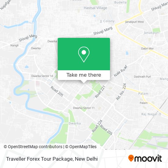Traveller Forex Tour Package map