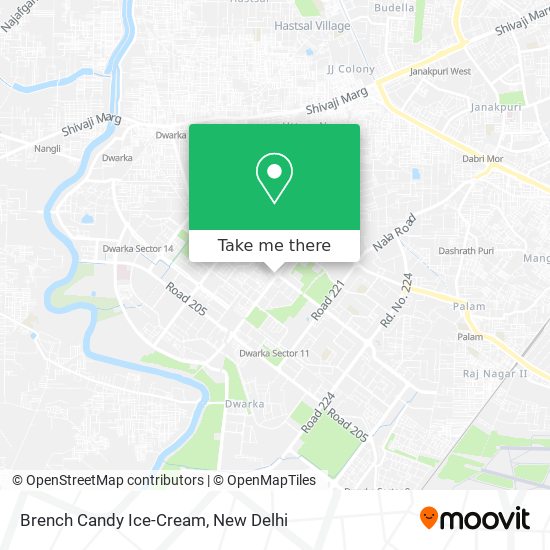 Brench Candy Ice-Cream map