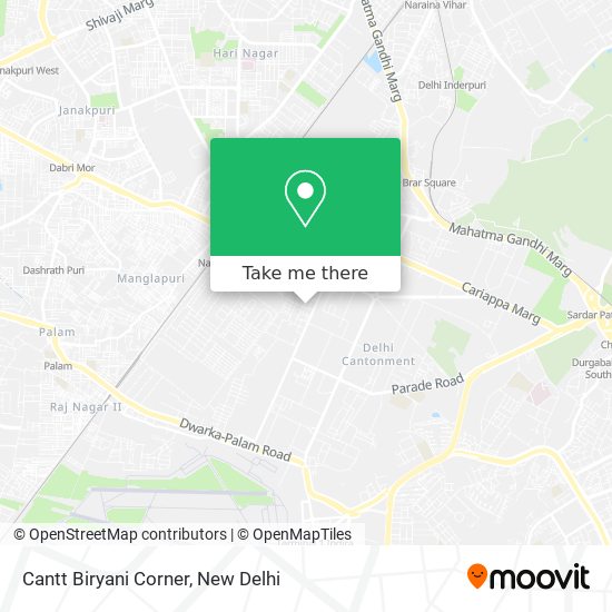 Cantt Biryani Corner map