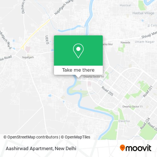 Aashirwad Apartment map