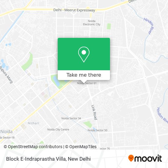 Block E-Indraprastha Villa map