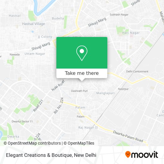 Elegant Creations & Boutique map