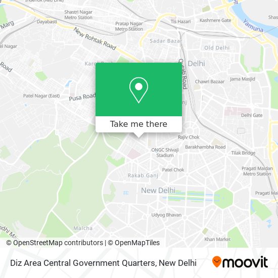 Diz Area Central Government Quarters map