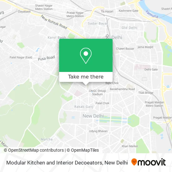 Modular Kitchen and Interior Decoeators map