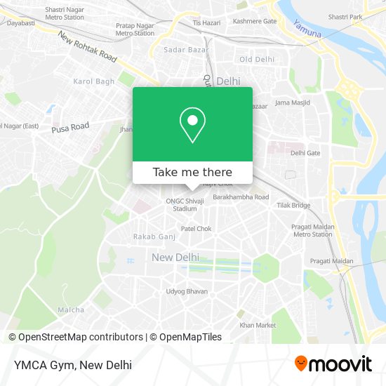 YMCA Gym map