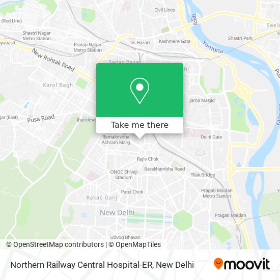 Northern Railway Central Hospital-ER map