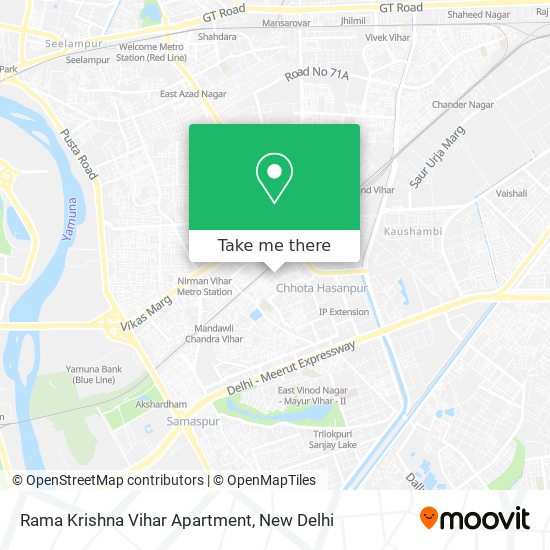 Rama Krishna Vihar Apartment map