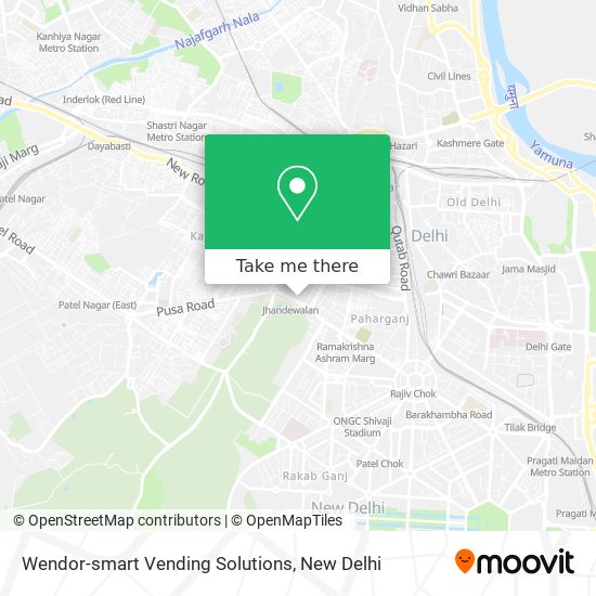 Wendor-smart Vending Solutions map