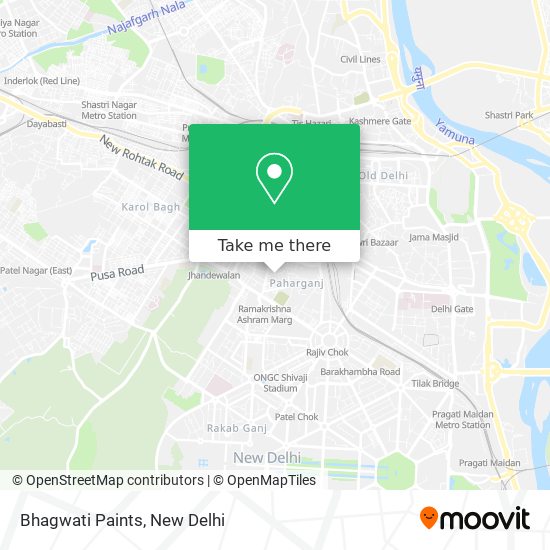 Bhagwati Paints map