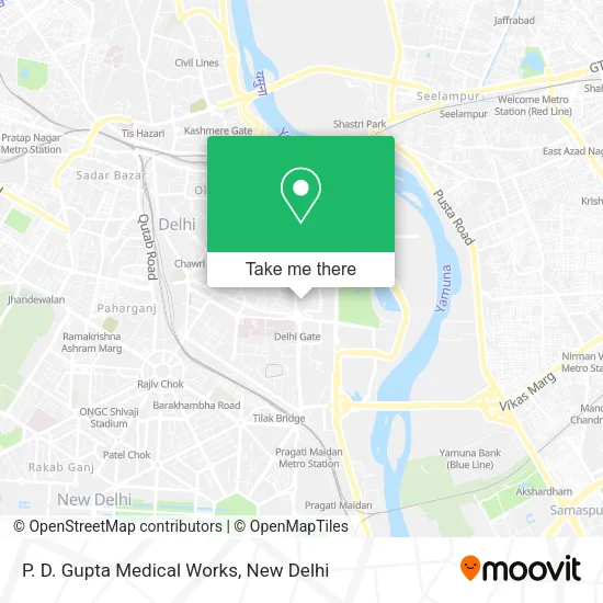 P. D. Gupta Medical Works map