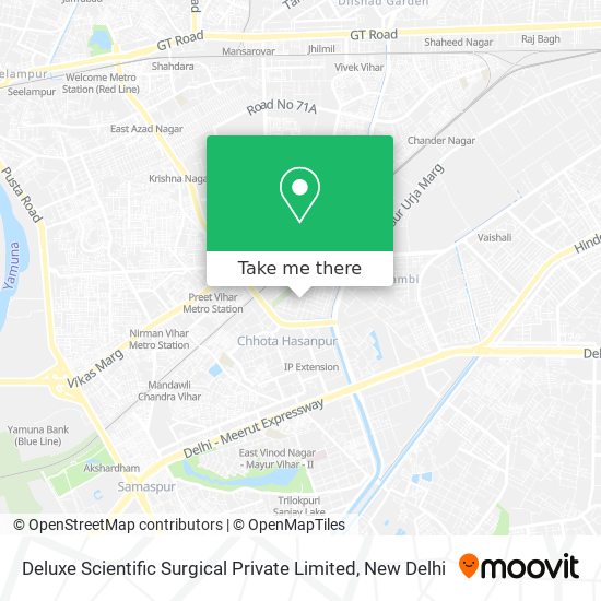 Deluxe Scientific Surgical Private Limited map
