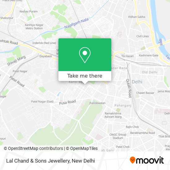 Lal Chand & Sons Jewellery map