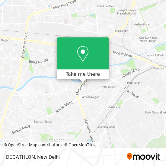DECATHLON map