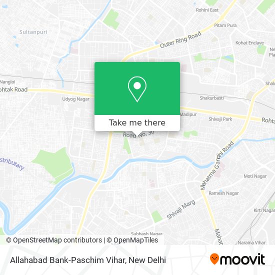 Allahabad Bank-Paschim Vihar map