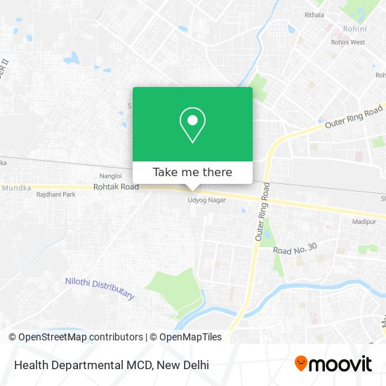 Health Departmental MCD map