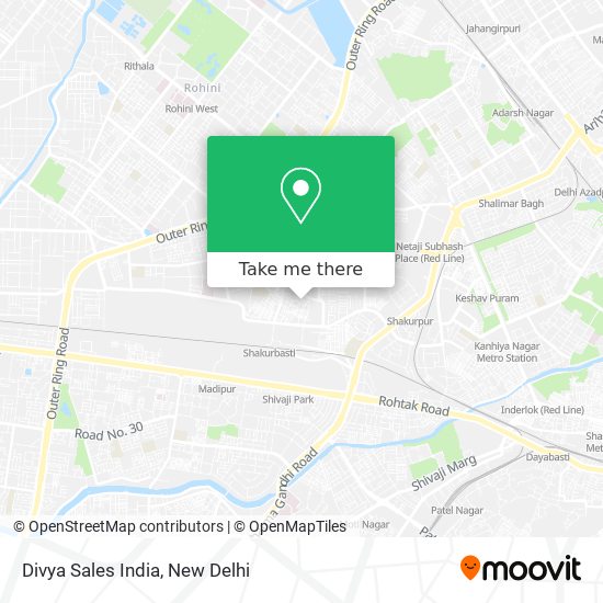 Divya Sales India map