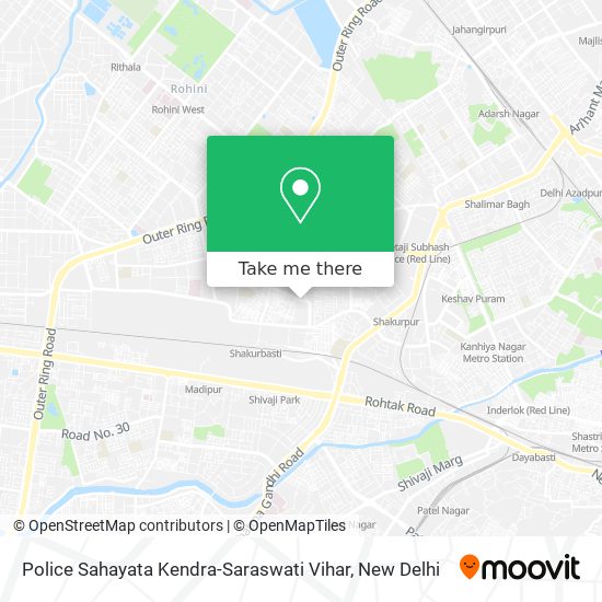 Police Sahayata Kendra-Saraswati Vihar map