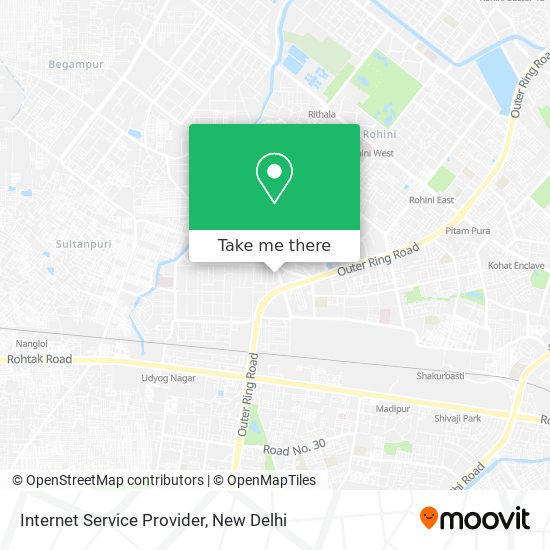 Internet Service Provider map