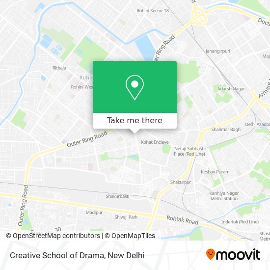 Creative School of Drama map