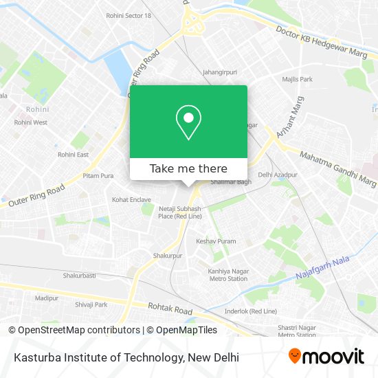 Kasturba Institute of Technology map