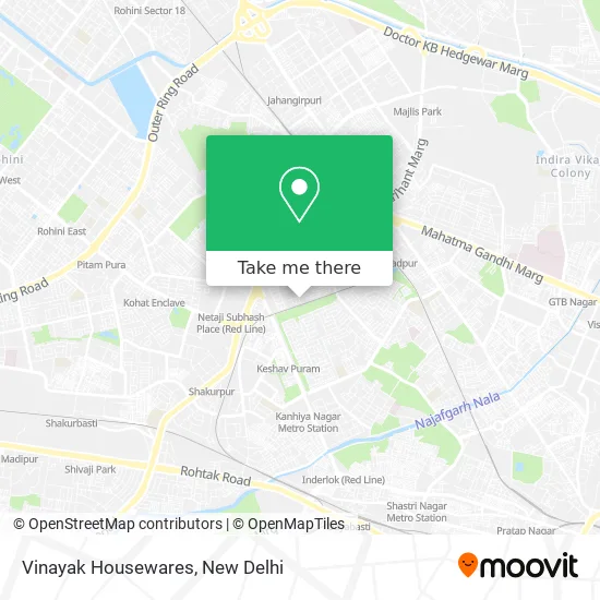 Vinayak Housewares map