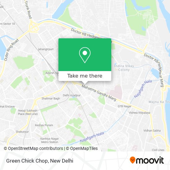 Green Chick Chop map