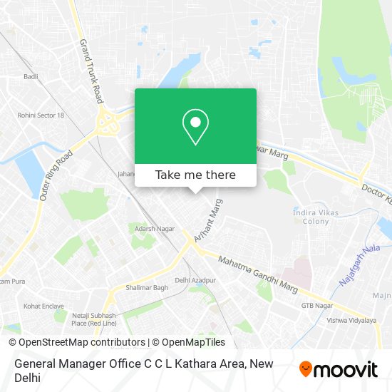 General Manager Office C C L Kathara Area map