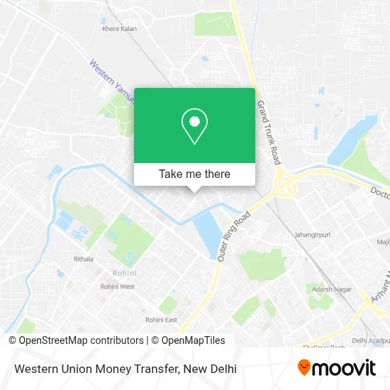 WESTERN UNION Money Transfer map