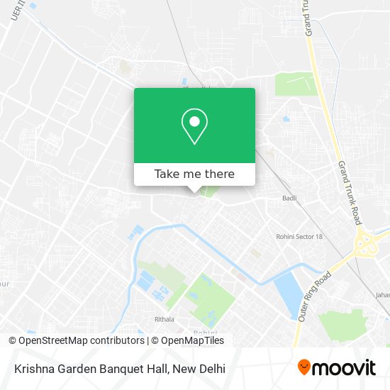 Krishna Garden Banquet Hall map