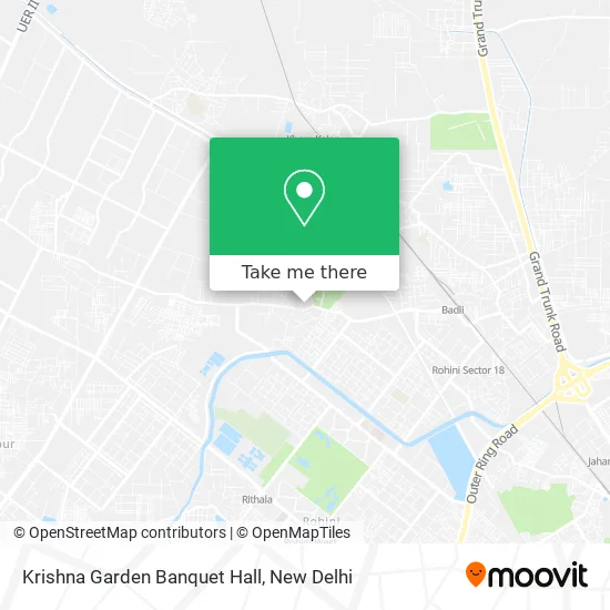 Krishna Garden Banquet Hall map