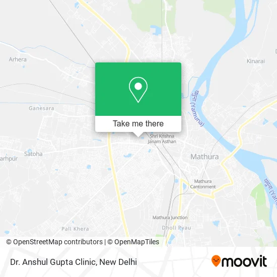 Dr. Anshul Gupta Clinic map