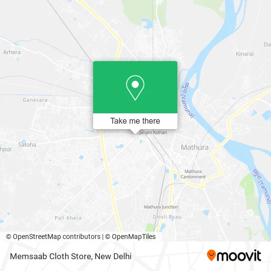 Memsaab Cloth Store map
