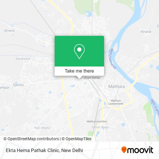 Ekta Hema Pathak Clinic map