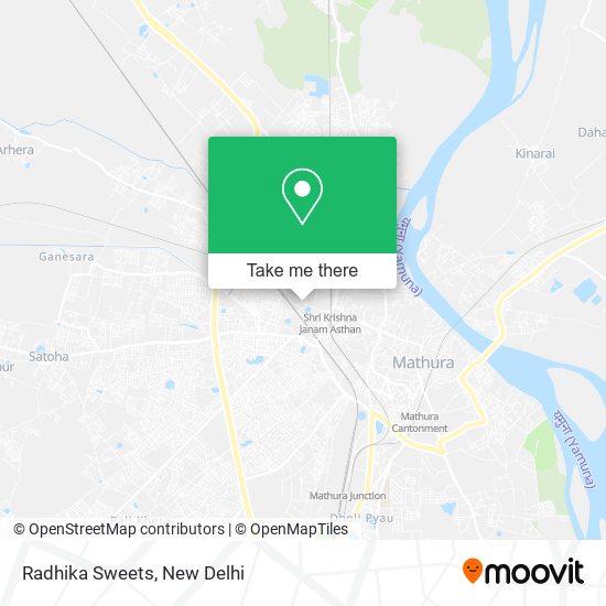 Radhika Sweets map