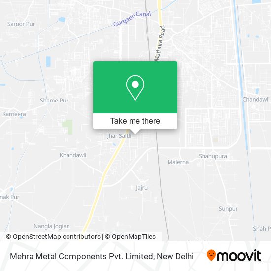 Mehra Metal Components Pvt. Limited map