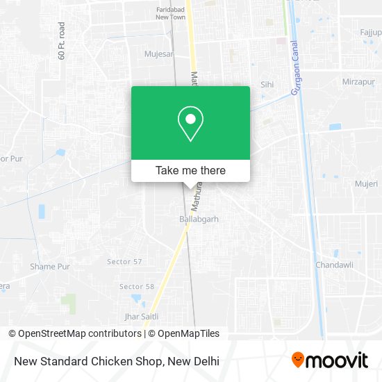 New Standard Chicken Shop map