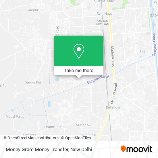 Money Gram Money Transfer map