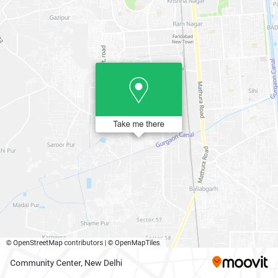 Community Center map