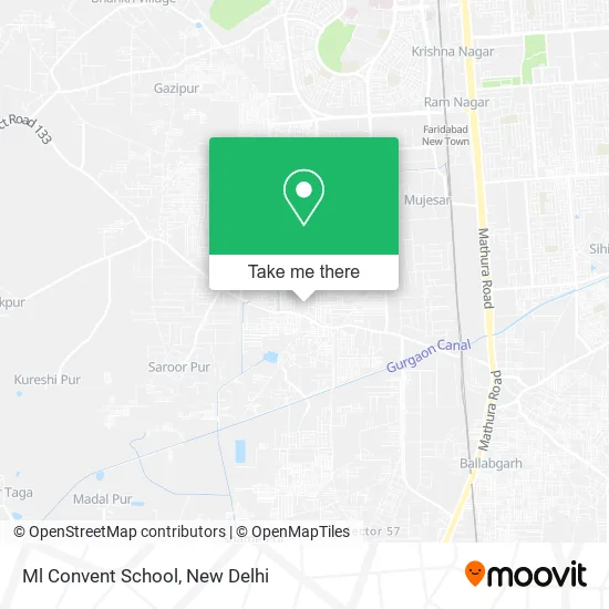 Ml Convent School map