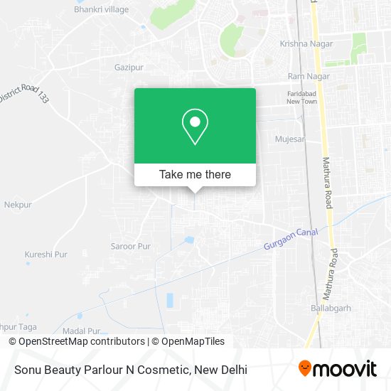 Sonu Beauty Parlour N Cosmetic map