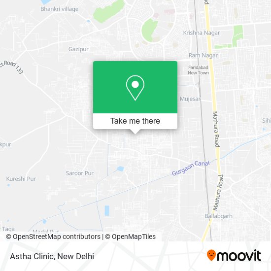 Astha Clinic map