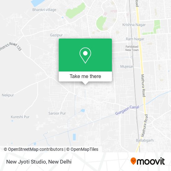 New Jyoti Studio map