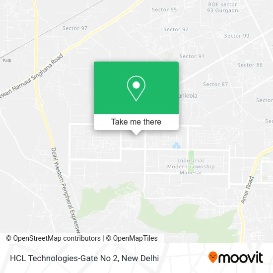 HCL Technologies-Gate No 2 map