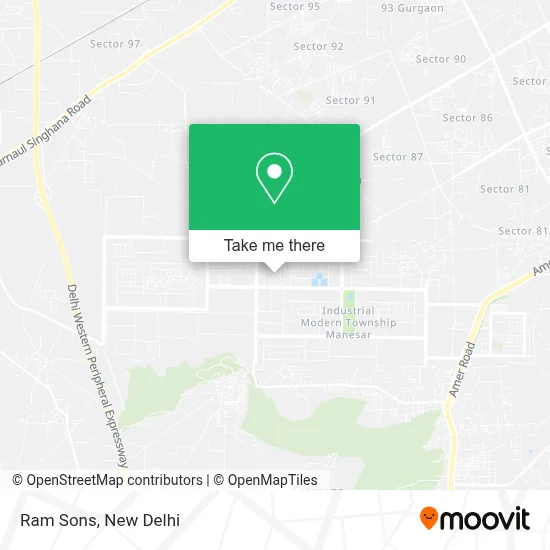 Ram Sons map