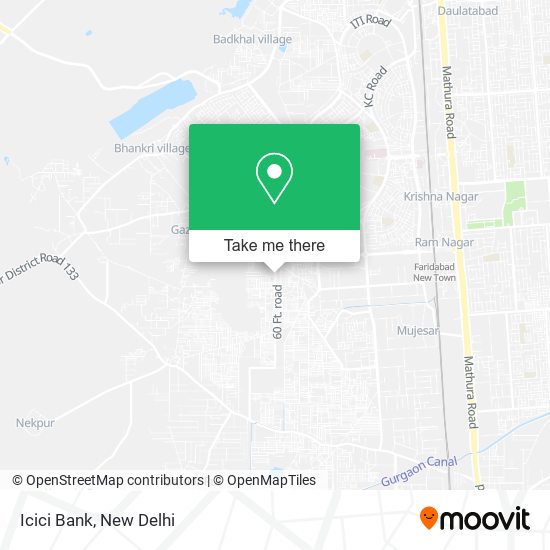 Icici Bank map