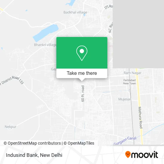 Indusind Bank map
